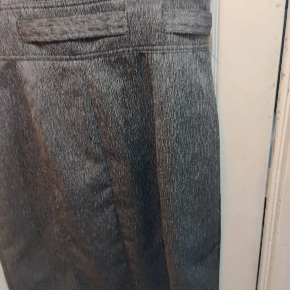 Chic Gray Button-Down Midi Dress - image 11